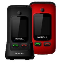 Мобилен телефон Mobiola MB610 черен и червен, снимка 5 - Телефони с две сим карти - 30170357
