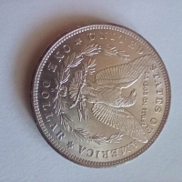 1 долар 1884 САЩ AU+, снимка 2 - Нумизматика и бонистика - 44648143