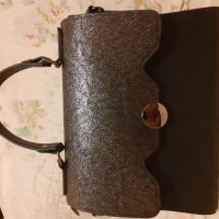 Нова стилна черна чанта от естествена кожа, снимка 3 - Чанти - 30238398