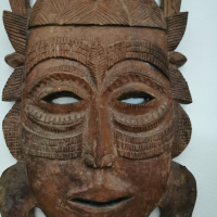 Африканска Тутси маска , снимка 2 - Антикварни и старинни предмети - 36543219