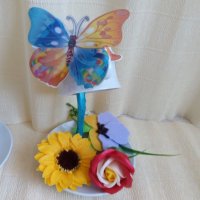 Налични-Сапунени цветя летяща чаша , снимка 15 - Декорация за дома - 32037882
