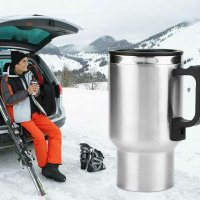 Авто чаша за топла вода с вграден нагревател 12V и капаче, снимка 5 - Аксесоари и консумативи - 27982751