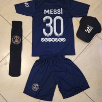 MESSI 30 Екип  + Шапка МЕСИ 30 ПСЖ 2023г Ново Детско от 4 до 16г PSG, снимка 11 - Футбол - 39956332