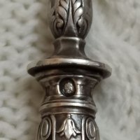 Сребърни антикварни прибори от Франция изцяло с орнаменти ,маркировка и при двата прибора Minerva,сн, снимка 4 - Антикварни и старинни предмети - 32091892