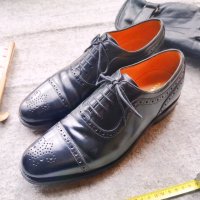 Charles Tyrwhitt Oxford / 42* / обувки от кожа и гьон / състояние: отлично, снимка 5 - Официални обувки - 35263811