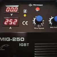 ЗАВАРЪЧЕН АПАРАТ MIG 250А – серия MAX PROFESSIONAL - най-високо качество с транзистори ТОSHIBA