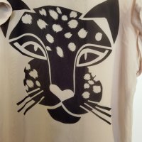 Полупрозрачна лятна блузка с изображение Тигър, снимка 2 - Други - 37551653