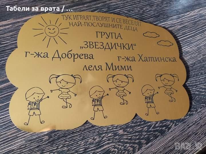 Уникални табели за детска градина /или класна стая , снимка 1