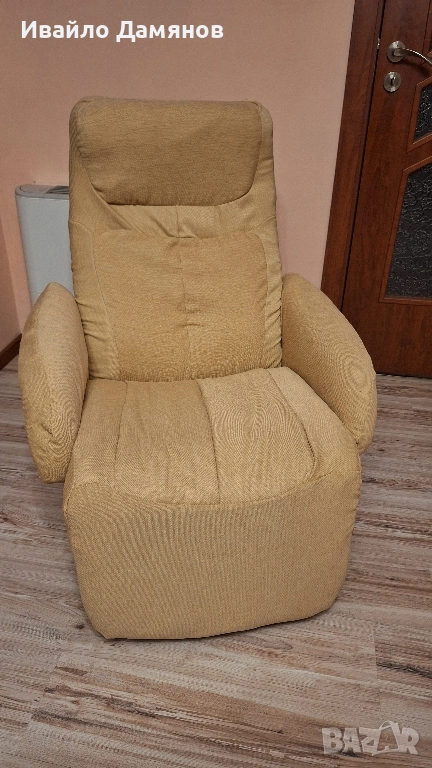 Релакс стол / Релакс кресло Optima - бежов , снимка 1