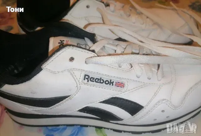 REEBOK ОРИГИНАЛ Нови Дамски Маратонки Изцяло от Естествена Кожа 38, снимка 1