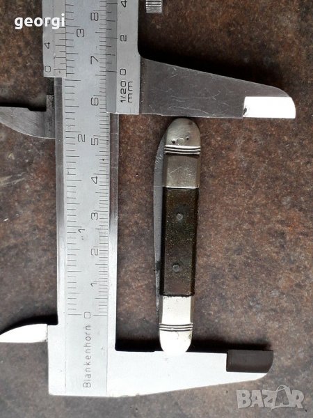 Стар немски мини джобен нож, снимка 1