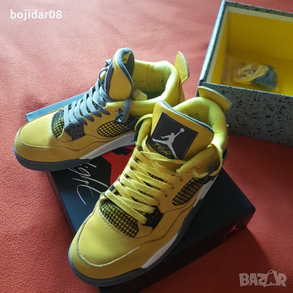 Оригинални Маратонки Кецове AIR JORDAN 4 RETRO LIGHTNING 2021 N 42, снимка 1