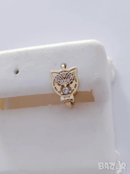 Златна обеца 51565, снимка 1