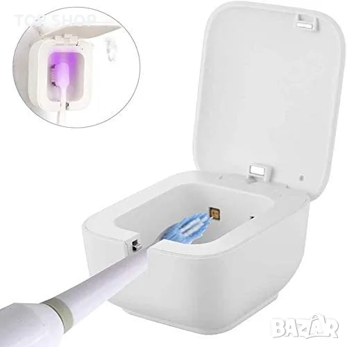 Нова стенна стойка държач за електрическа четка зъби със стерилизация, снимка 1