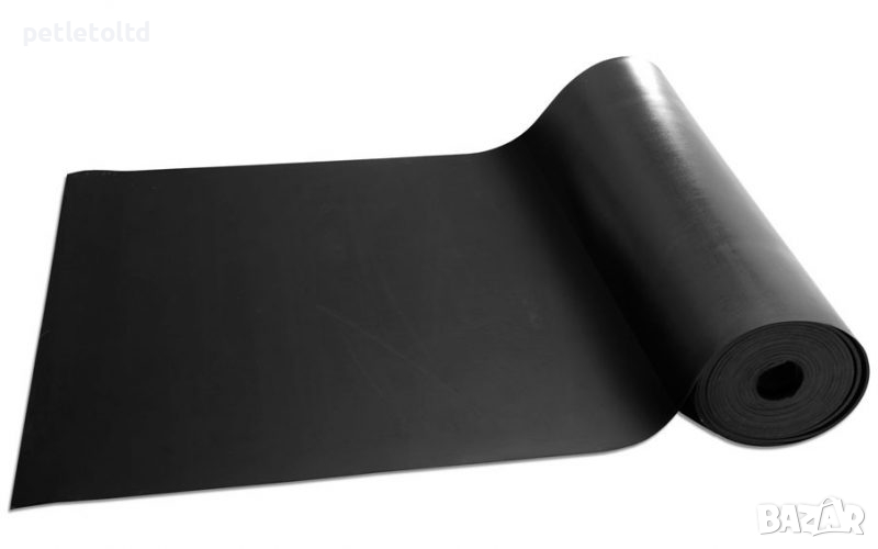 Гума техническа с плат - ширина 120 см ( РЕЗИНА ) Цената е за 1 линеен метър - мин.количество - 2 м., снимка 1