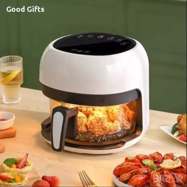 Уред за готвене с горещ въздух (6,5 литра, 2400 W), снимка 1