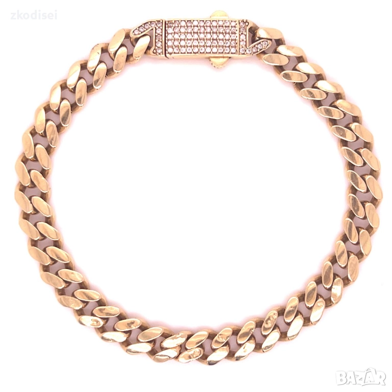 Златна дамска гривна 10,94гр. 20,0см. 14кр. проба:585 модел:34568-5, снимка 1