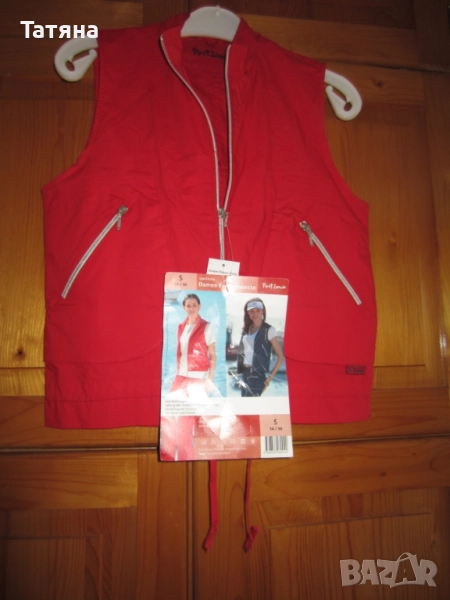    Елек от плат и от еко кожа; яке, снимка 1