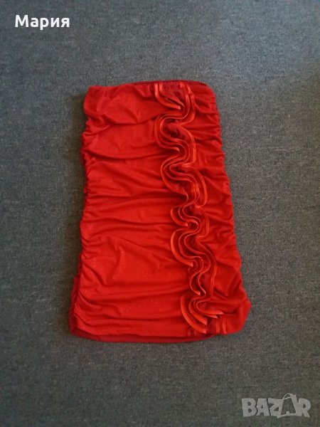 Червена рокля S - 13 ЛВ, снимка 1