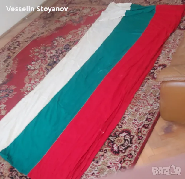 Знаме голямо българско памучно, снимка 1