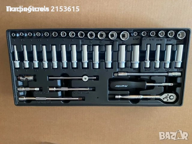 SEALEY PREMIER гедоре /гидория 43части 1/4 вложки mm af гедоре /гидория Kомплект, снимка 1