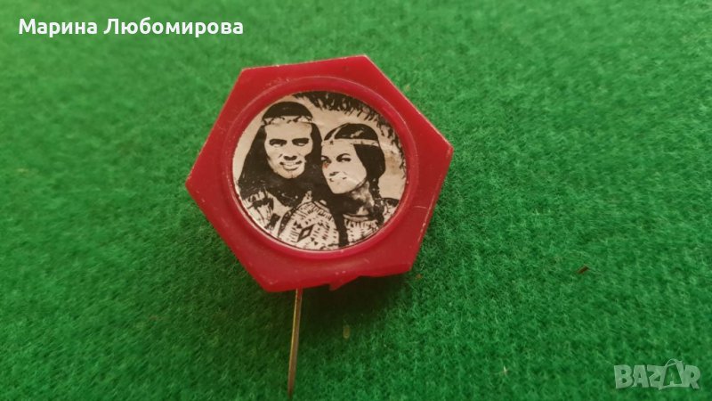 Ретро значка "Винету", снимка 1