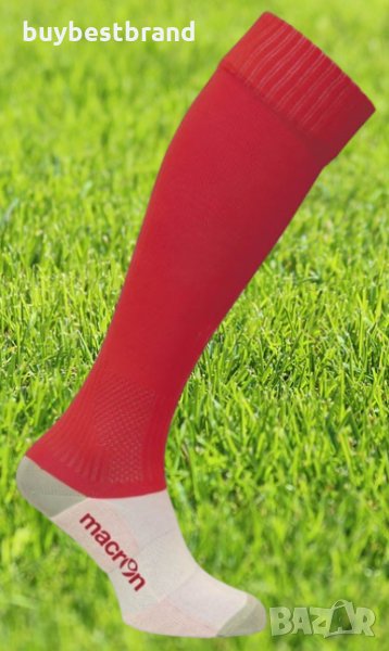 Футболни чорапи/ калци Macron Red размер 41-46, снимка 1