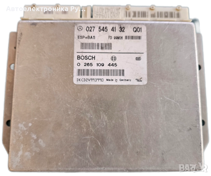 компютър ABS, ESP MERCEDES A-CLASS W168 BOSCH CONTROL MODULE ,0 265 109 445, 027 545 41 32 , снимка 1