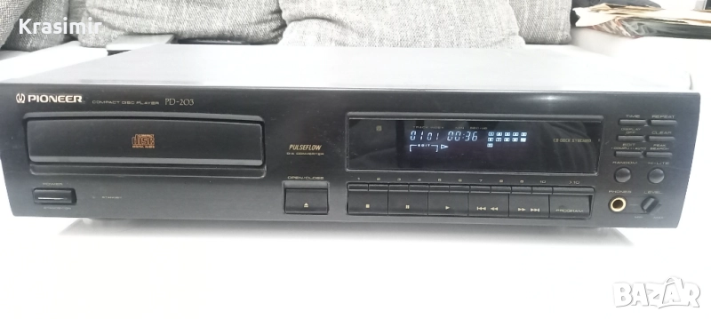 Pioneer PD-203 CD плейър – Pulseflow DAC, 20Hz–20kHz, снимка 1