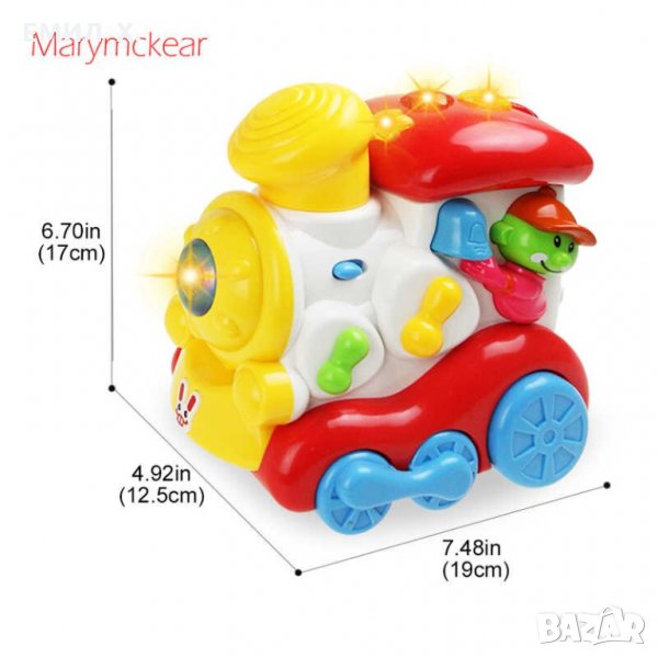 Образователна играчка щастлив влак, снимка 1