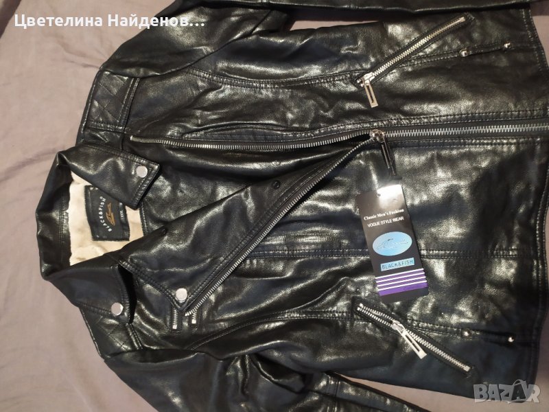 Дамско кожено яке, снимка 1