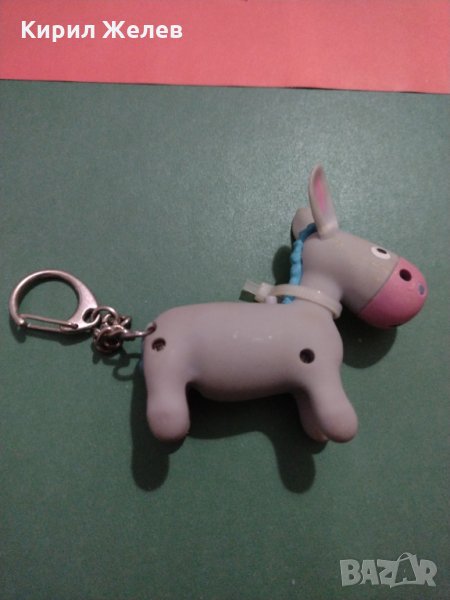 Весел ключодържател забавен магаре свети и издава звук пластмаса - 3922, снимка 1