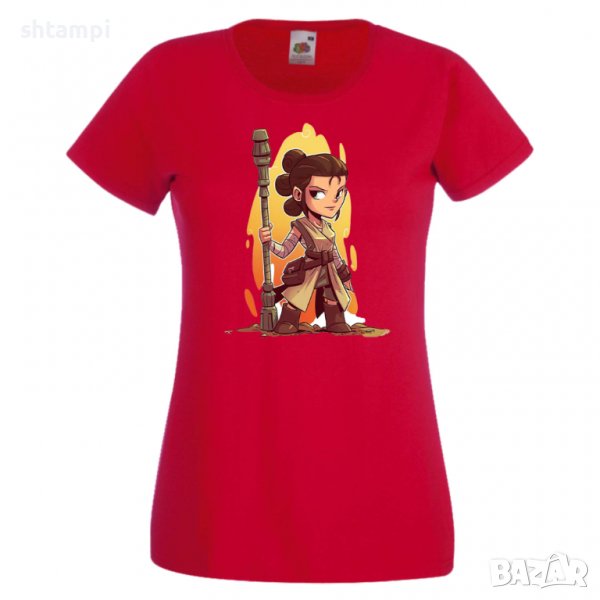 Дамска тениска Star Wars Rey Игра,Изненада,Подарък,Геймър,, снимка 1
