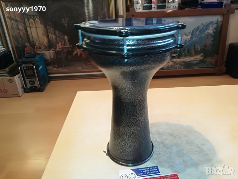 ТАРАМБУКА МЕТАЛИК ОТ СИРИЯ 30Х20СМ 0302231843, снимка 1