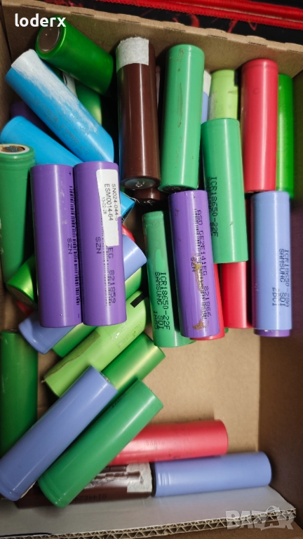 18650  високоразрядни батерии клетки lion liion 18650, снимка 1