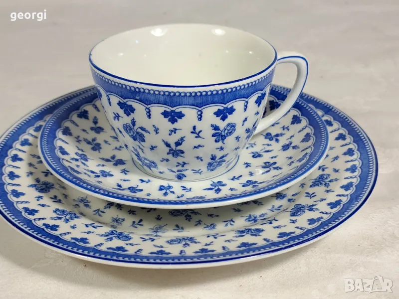 немски порцеланов троен сет за кафе KMM, снимка 1