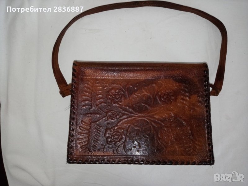 Дамска чанта от естествена кожа, снимка 1