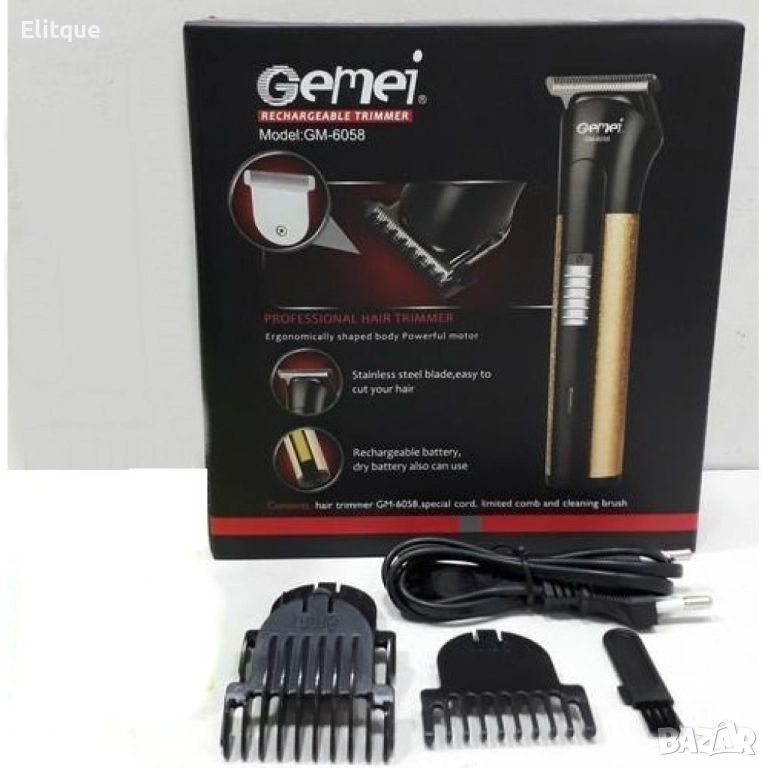 Машинка за подстригване Kemei 6058 SHAV34, снимка 1