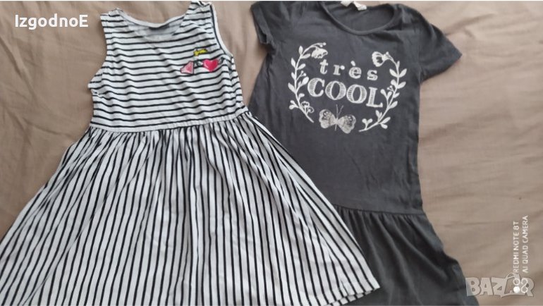 122-128 Летни памучни рокли Waikiki i HM, снимка 1