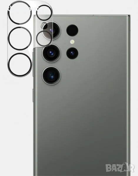 Камера стъклен protector S-Rock rings за Samsung S23 / S23 Plus /Прозрачен/ Баркод : 2402340, снимка 1