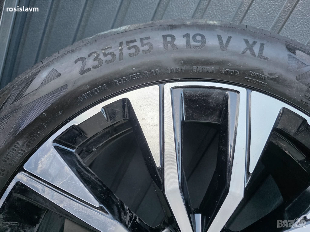 Continental 235 55 19 EcoContact 6 DOT 2023 год 6 мм, снимка 1