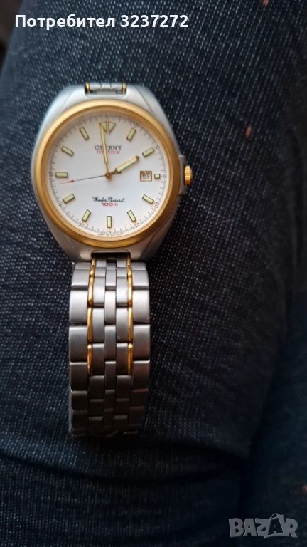 Оригинален мъжки часовник ORIENT Titanium, снимка 1