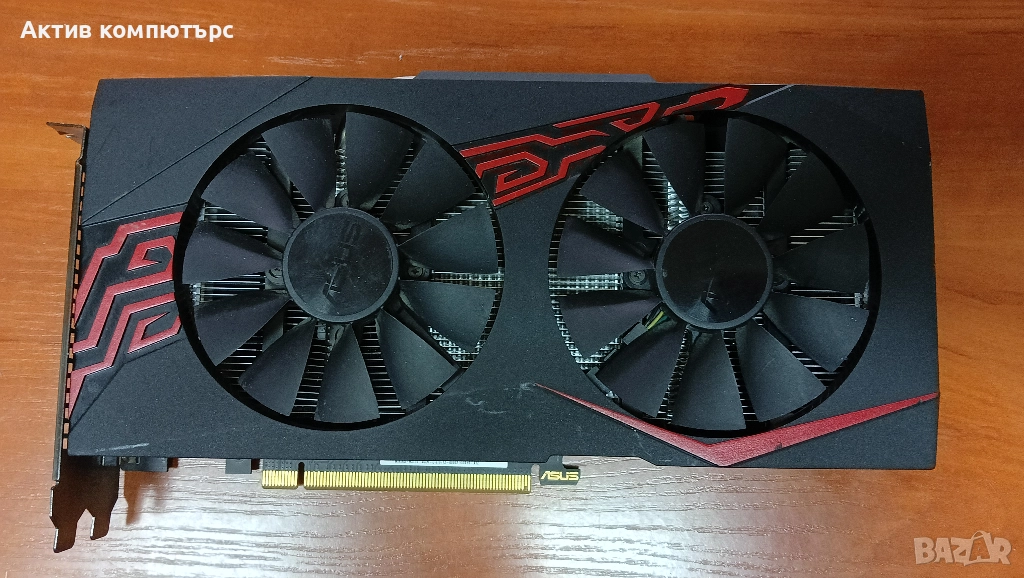 Видеокарта ASUS RX 470 Mining 4GB GDDR5 256-bit за части или ремонт, снимка 1