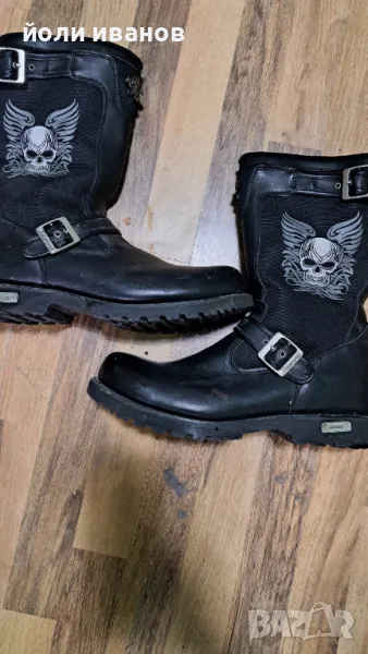 Xelement-кожени шити ботуши -44,5, снимка 1