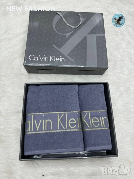 Памучни Хавлии -2бр с Кутия ✨ Calvin Klein , снимка 1