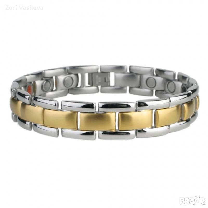 Мъжка магнитна гривна Victoria Bells с турмалин, снимка 1