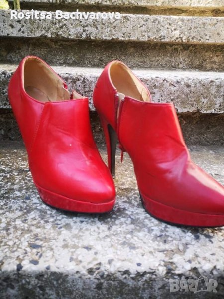 Червени боти, 37 номер, снимка 1