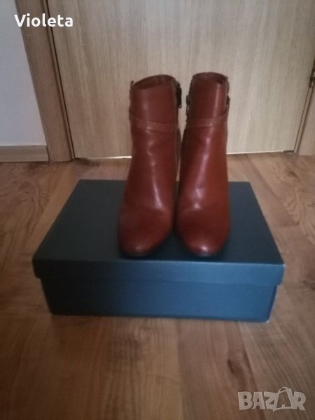 Дамски боти от естествена кожа, снимка 1