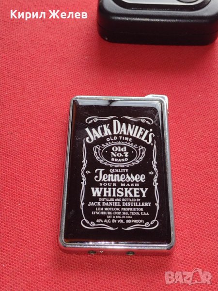 МЕТАЛНА ЗАПАЛКА JACK DANIELS МНОГО КРАСИВА СТИЛЕН ДИЗАЙН ПЕРФЕКТНО СЪСТОЯНИЕ ЗА КОЛЕКЦИОНЕРИ 33916, снимка 1