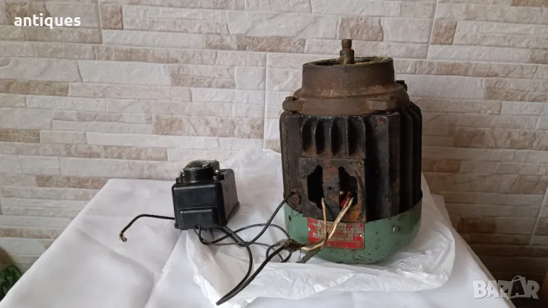 Електромотор - електродвигател - ЕЛПРОМ Троян - 0.18кв - 1420 об.мин. - монофазен , снимка 1